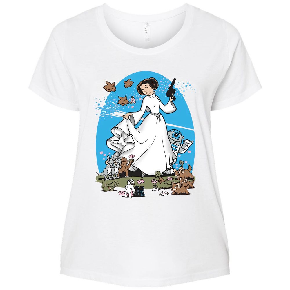 Ladies Curvy Jersey - B1EC43SE - White - 6