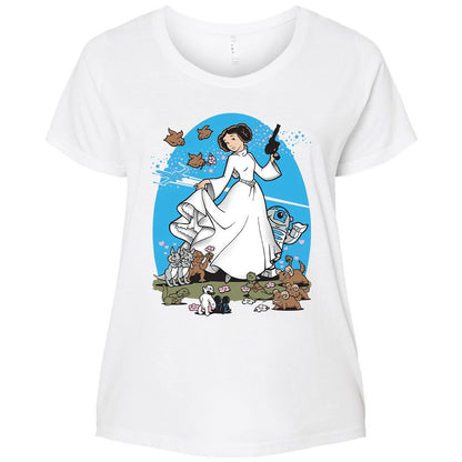 Ladies Curvy Jersey - B1EC43SE - White - 6