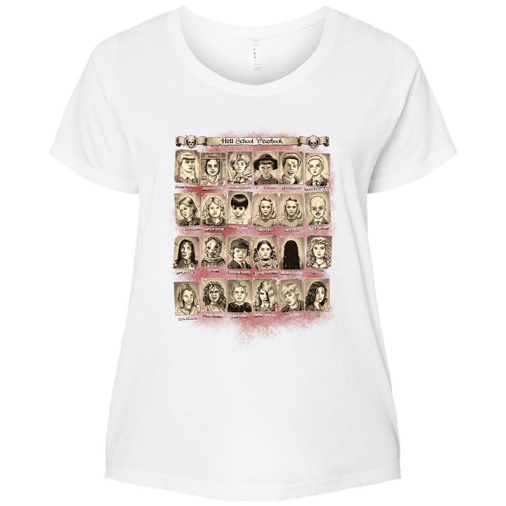 Ladies Curvy Jersey - WE7D4XWQ - White - 6