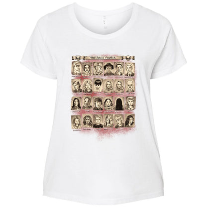 Ladies Curvy Jersey - WE7D4XWQ - White - 6