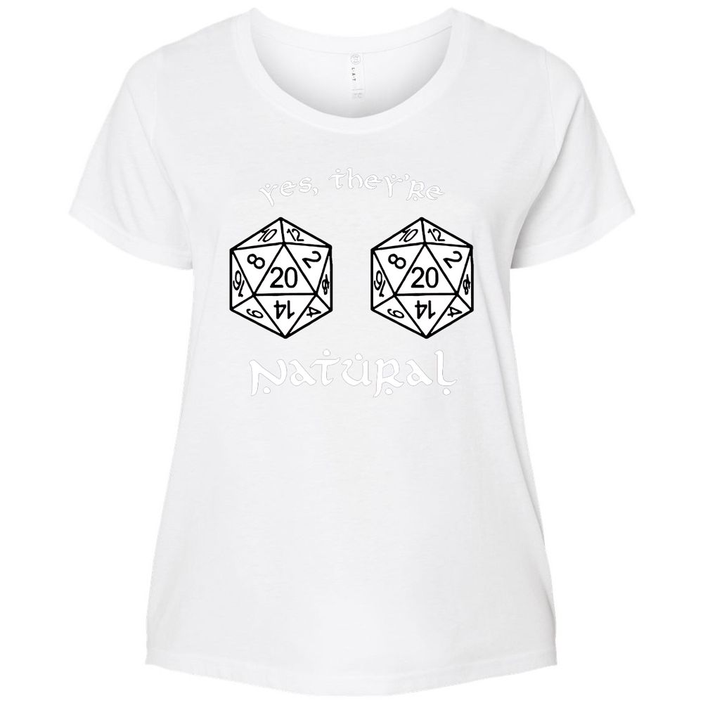 Ladies Curvy Jersey - CQPL1H74 - White - 6