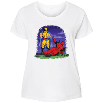 Ladies Curvy Jersey - D3774GEB - White - 6