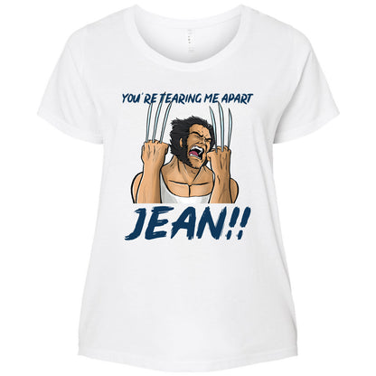 Ladies Curvy Jersey - YBV5D8DJ - White - 6