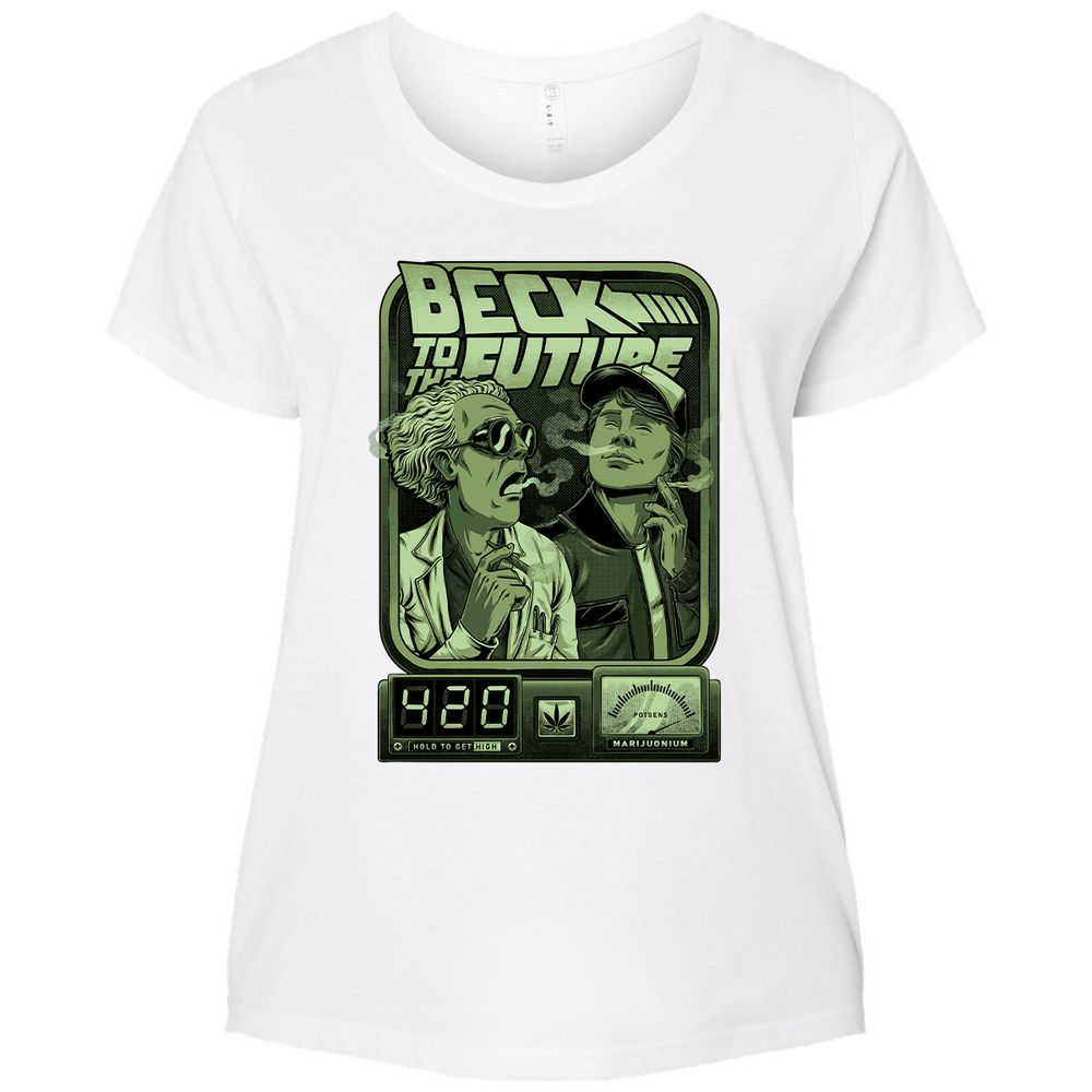 Ladies Curvy Jersey - KNYV49UX - White - 6