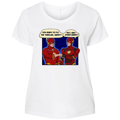 Ladies Curvy Jersey - R4BUX3TW - White - 6