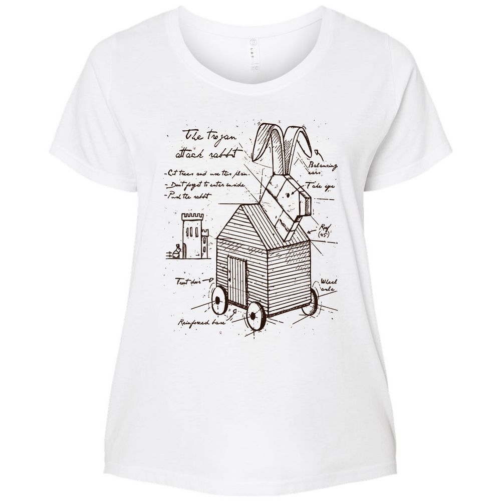 Ladies Curvy Jersey - 914CHFVE - White - 6