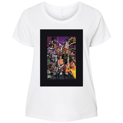 Ladies Curvy Jersey - Q9Z57QSZ - White - 6