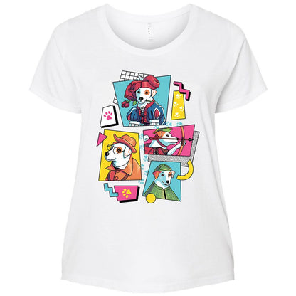 Ladies Curvy Jersey - 9WYRC8QH - White - 6