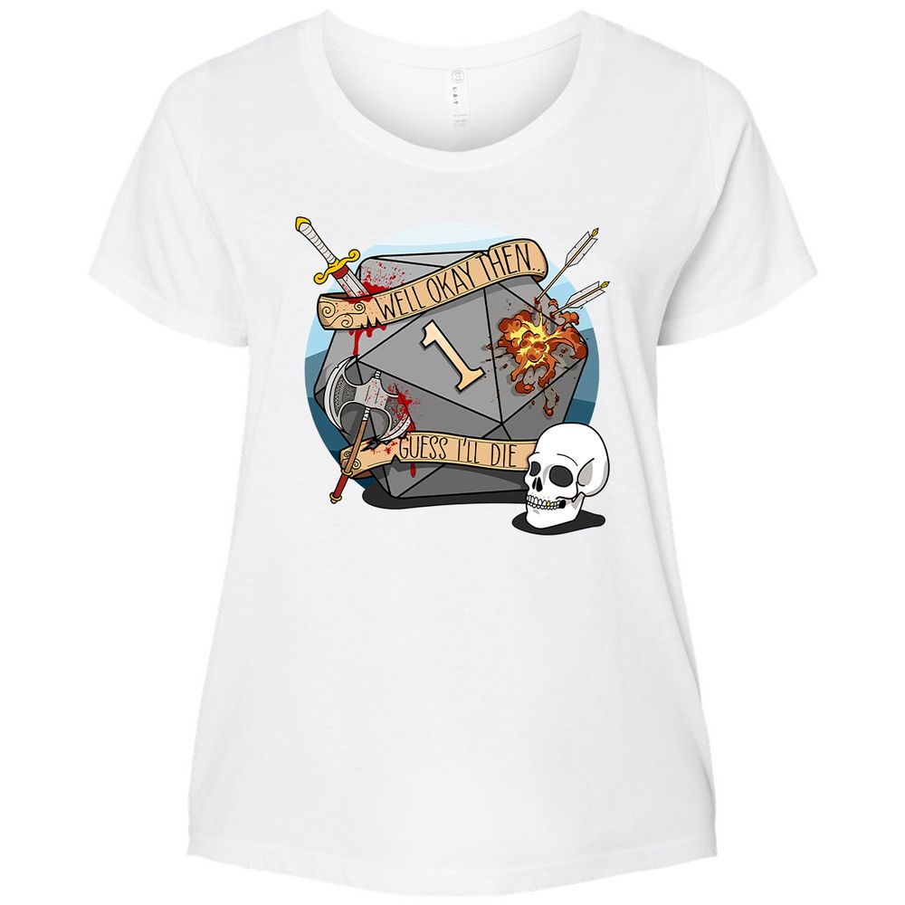 Ladies Curvy Jersey - QCPN7LWH - White - 6