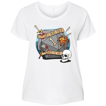 Ladies Curvy Jersey - QCPN7LWH - White - 6