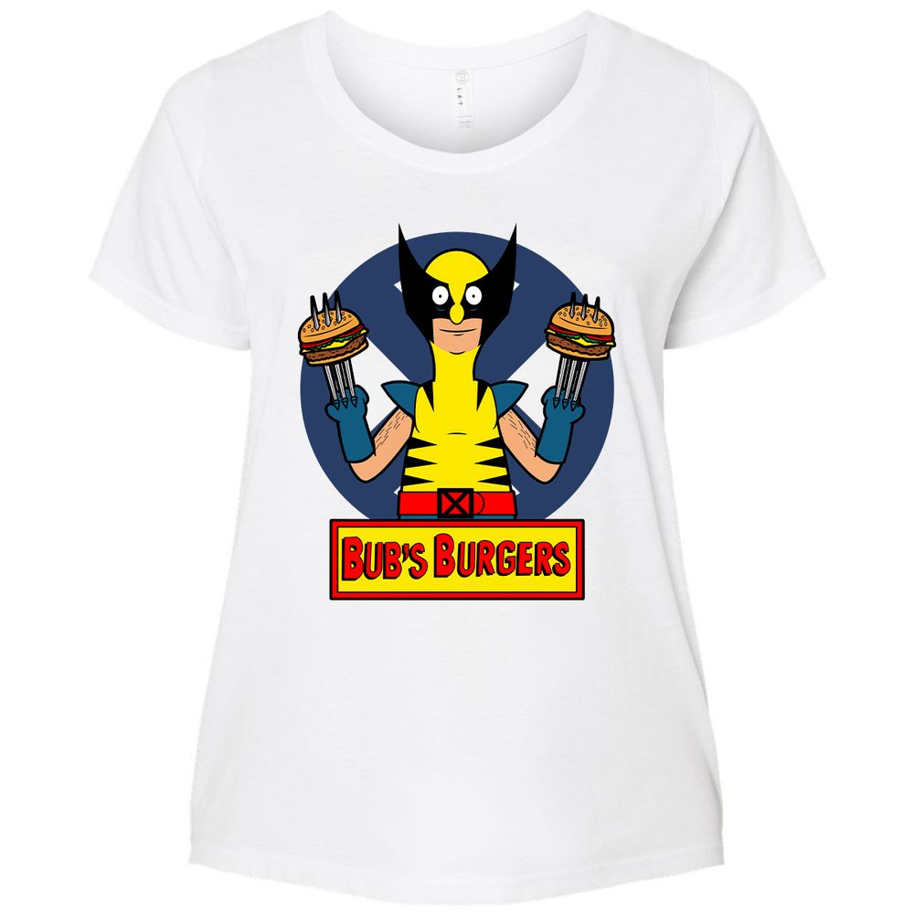 Ladies Curvy Jersey - 55375HVQ - White - 6