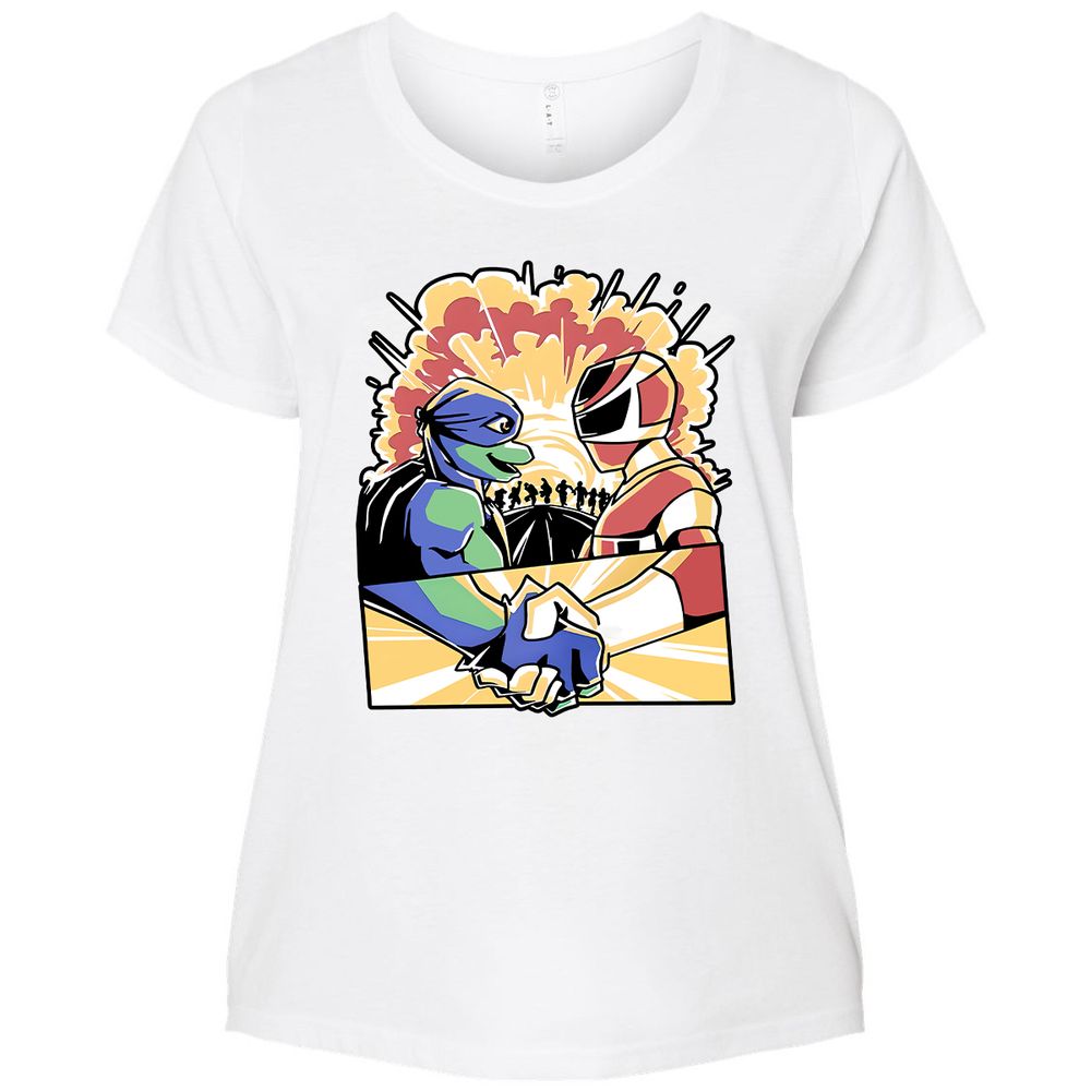 Ladies Curvy Jersey - 5B19X8EG - White - 6