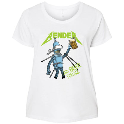 Ladies Curvy Jersey - 8X68WFS4 - White - 6