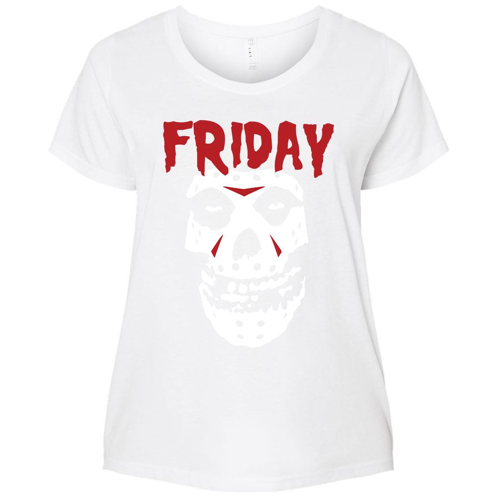 Ladies Curvy Jersey - R6UYWGQX - White - 6