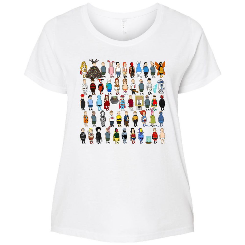 Ladies Curvy Jersey - JSDJCHQP - White - 6