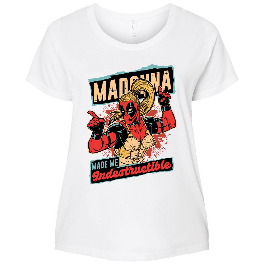 Ladies Curvy Jersey - Q8WHPBEC - White - 6