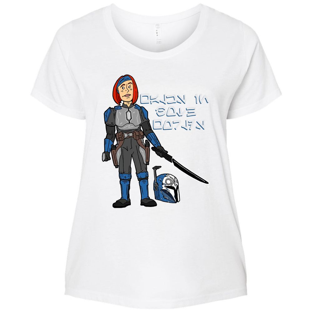 Ladies Curvy Jersey - 9BE1G7D8 - White - 6