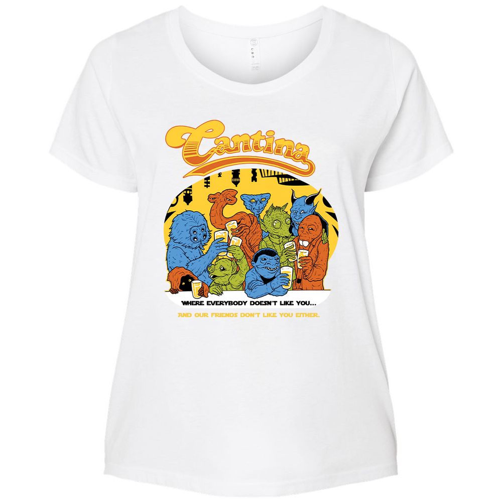 Ladies Curvy Jersey - VB3GF9HZ - White - 6