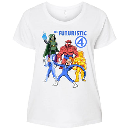 Ladies Curvy Jersey - QGUVMB67 - White - 6