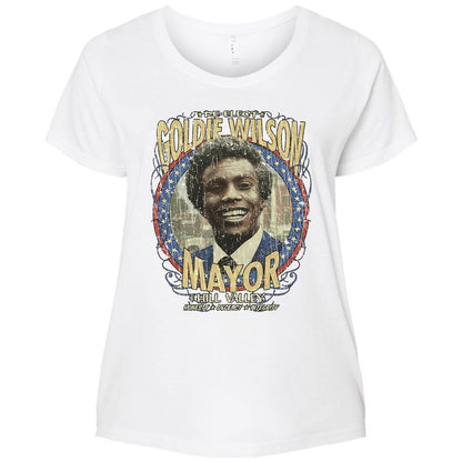 Re-Elect Mayor Goldie Wilson - White - 6