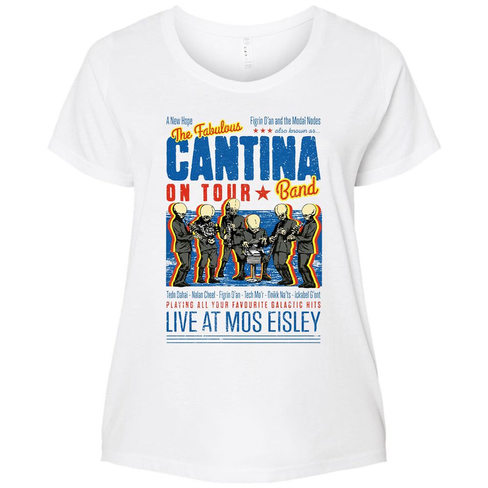 Ladies Curvy Jersey - 9VYHVBU3 - White - 6