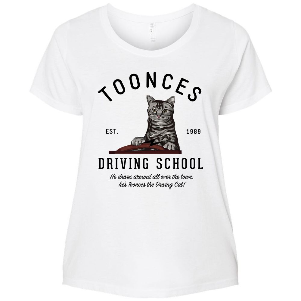 Funny Cat Driving School - White - 6