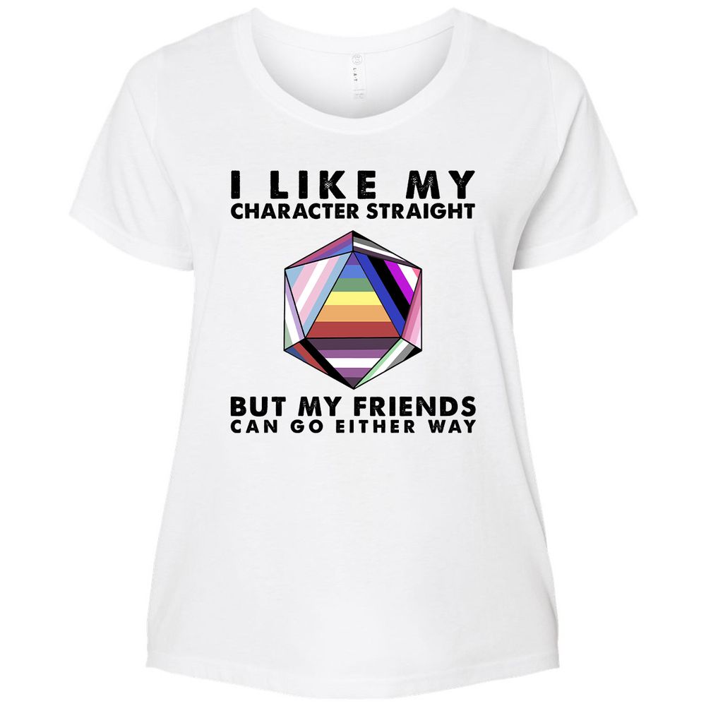 Ladies Curvy Jersey - 5SDBQJNY - White - 6