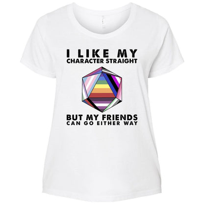 Ladies Curvy Jersey - 5SDBQJNY - White - 6