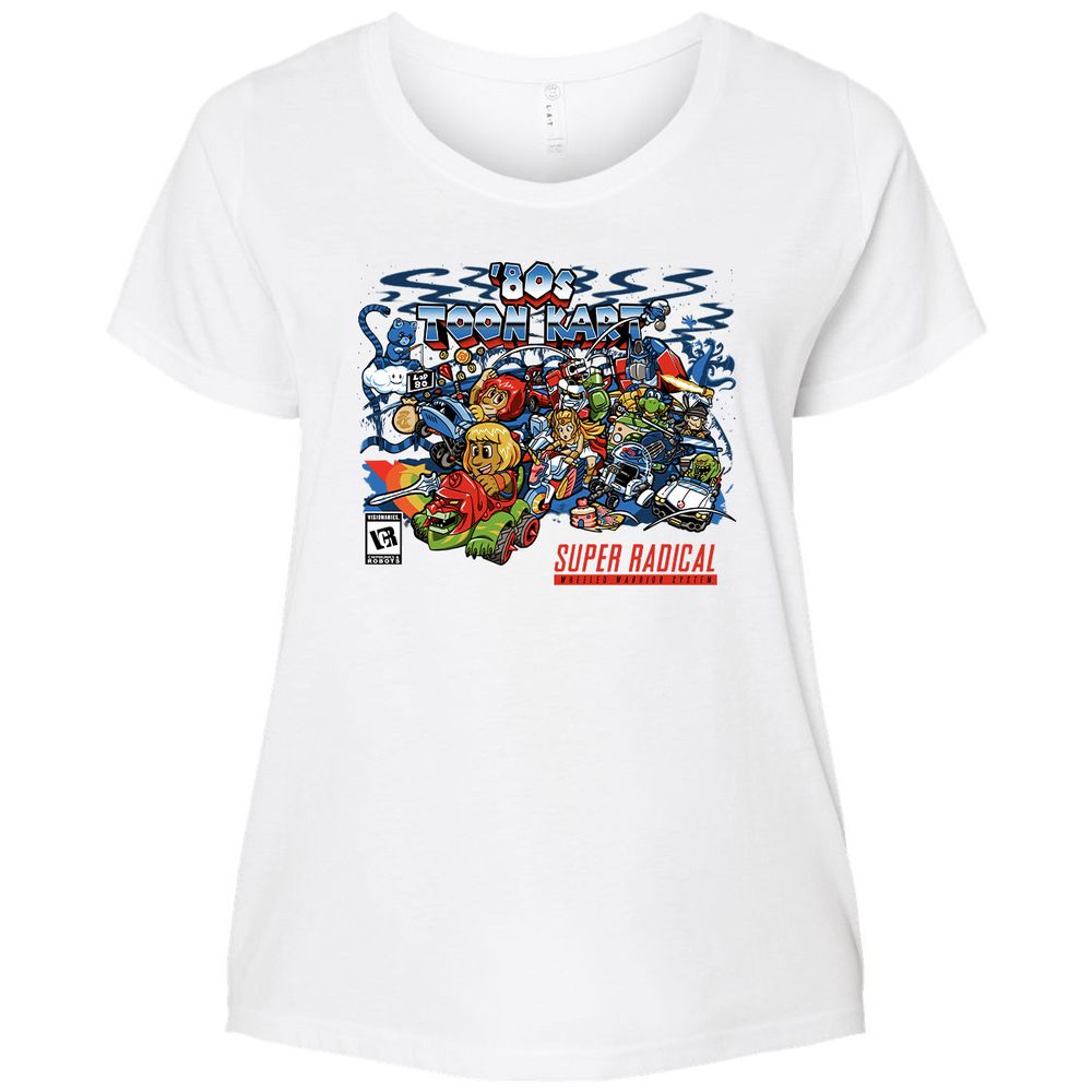 Ladies Curvy Jersey - MTDATZ9U - White - 6