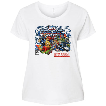 Ladies Curvy Jersey - MTDATZ9U - White - 6