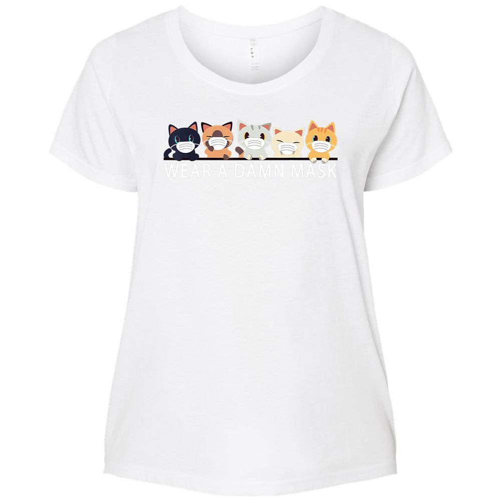 Ladies Curvy Jersey - 83ULQL8Z - White - 6