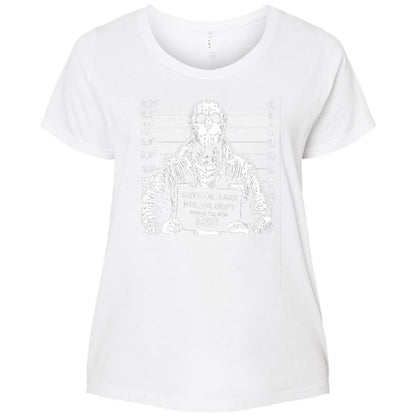 Ladies Curvy Jersey - QBEQ58WH - White - 6