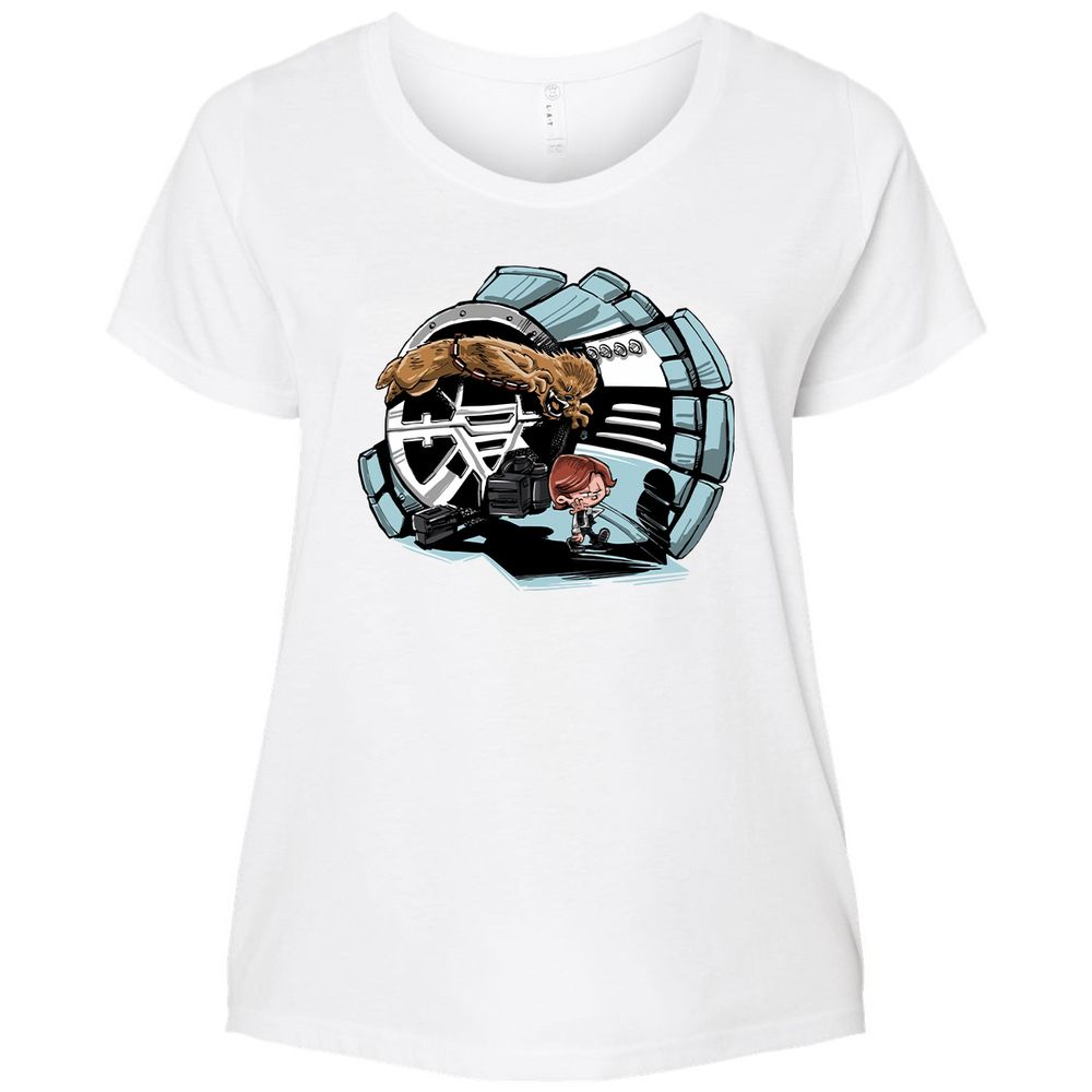 Ladies Curvy Jersey - HW5382BV - White - 6