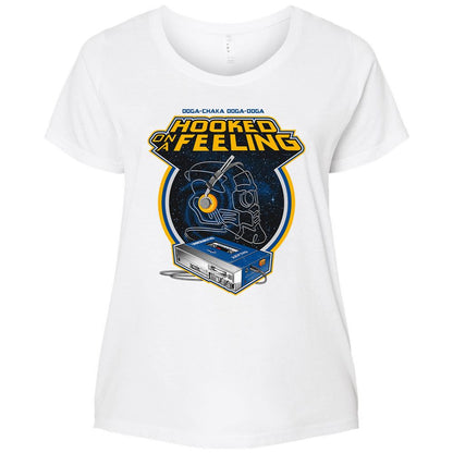 Ladies Curvy Jersey - BU5X6MQX - White - 6