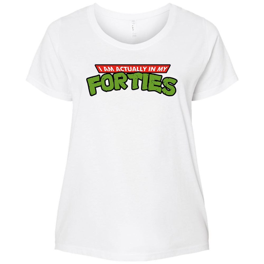 Ladies Curvy Jersey - 154MUB71 - White - 6