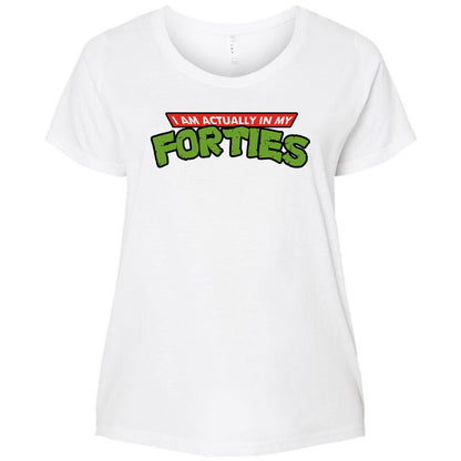 Ladies Curvy Jersey - 154MUB71 - White - 6