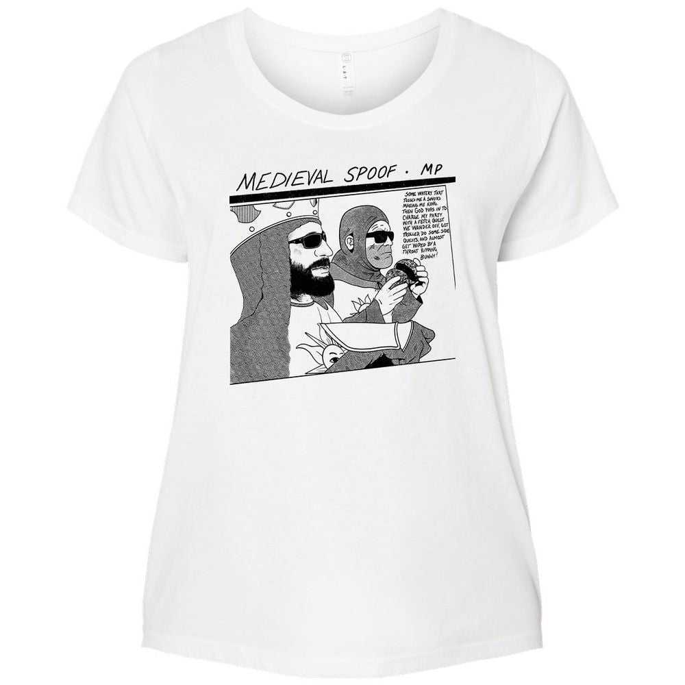 Ladies Curvy Jersey - 8LJ4MA2Q - White - 6