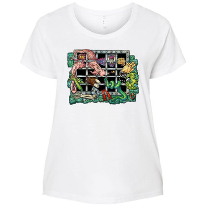 Ladies Curvy Jersey - 8D68EX72 - White - 6