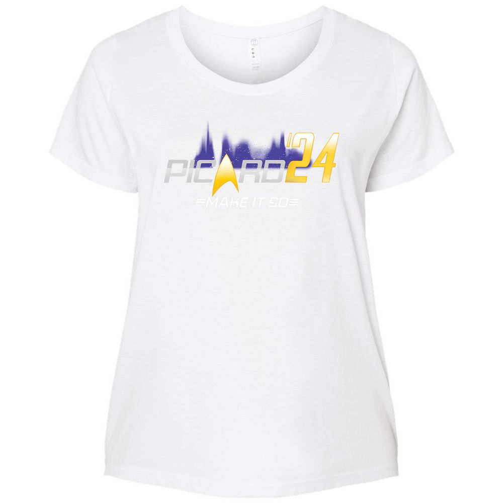 Ladies Curvy Jersey - RC333X4B - White - 6