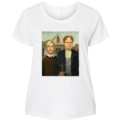 Ladies Curvy Jersey - 8ZXR7676 - White - 6