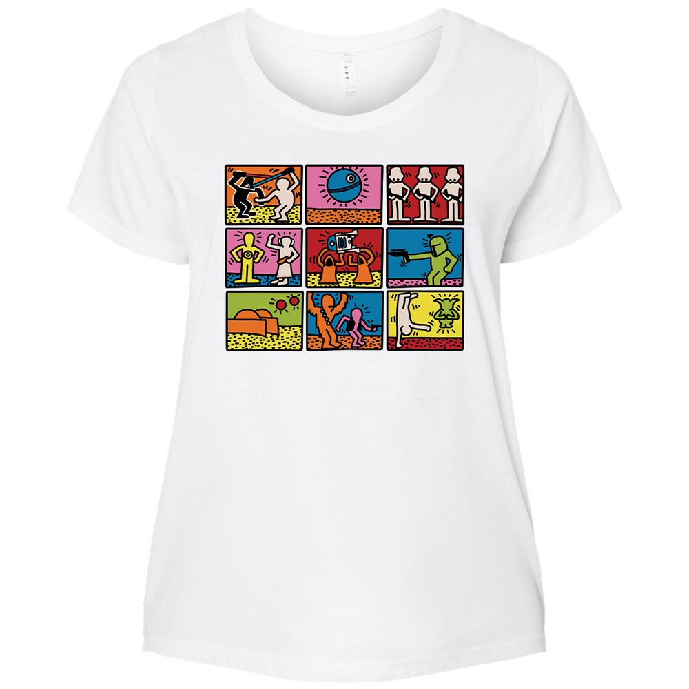 Ladies Curvy Jersey - 767CC67J - White - 6