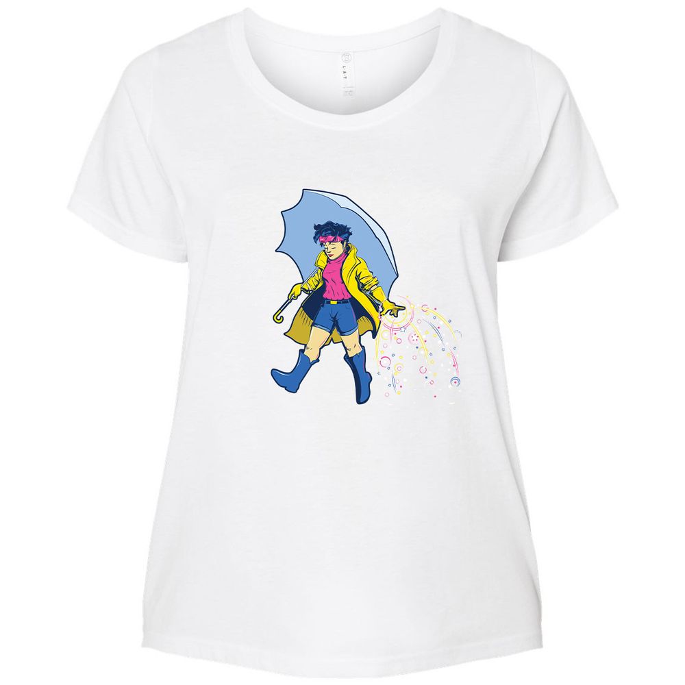 Ladies Curvy Jersey - JUQZP4KY - White - 6