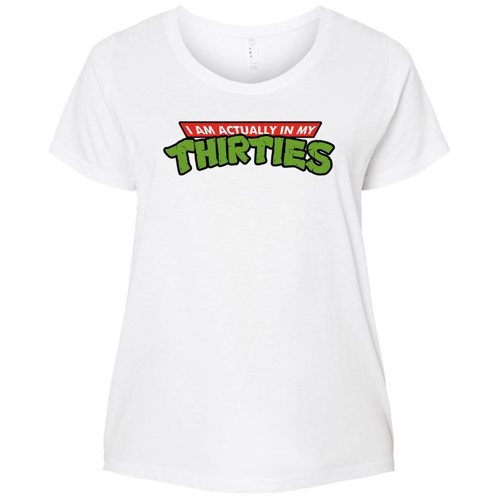 Ladies Curvy Jersey - 8V3QWZVC - White - 6