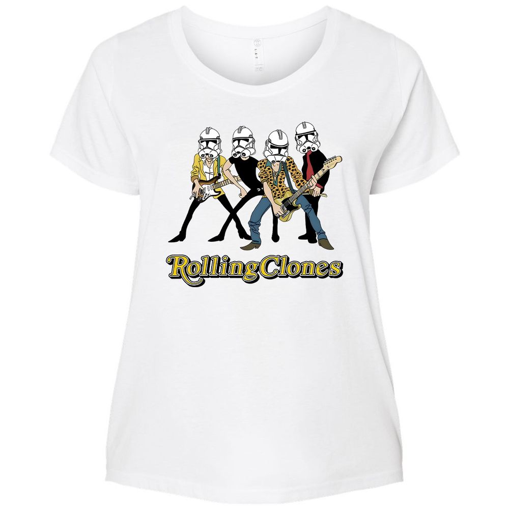 Ladies Curvy Jersey - NTVUZLFP - White - 6