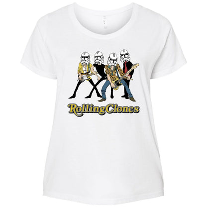 Ladies Curvy Jersey - NTVUZLFP - White - 6