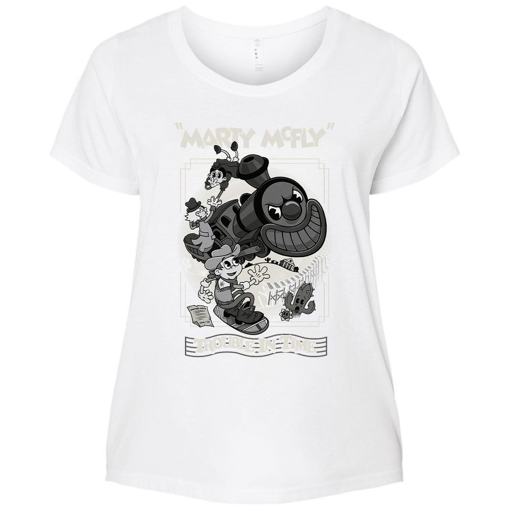 Ladies Curvy Jersey - R14TQYJN - White - 6