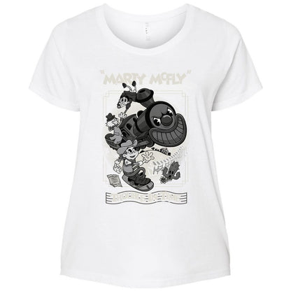 Ladies Curvy Jersey - R14TQYJN - White - 6