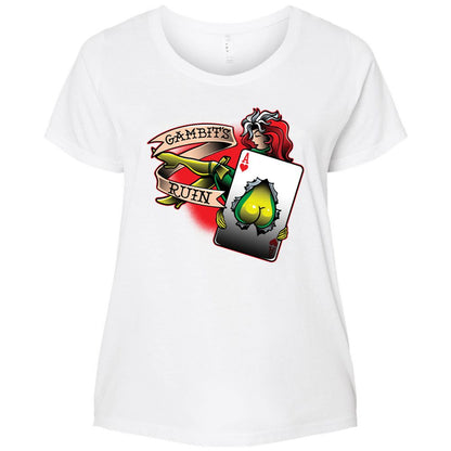 Ladies Curvy Jersey - WYU748Q3 - White - 6