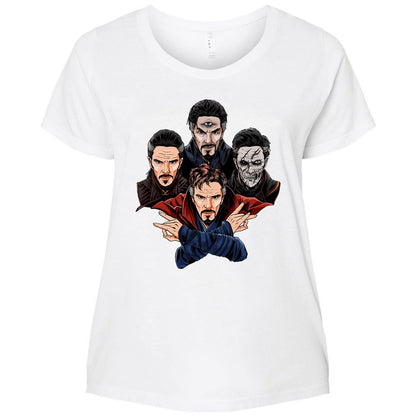 Ladies Curvy Jersey - 6HU8D554 - White - 6