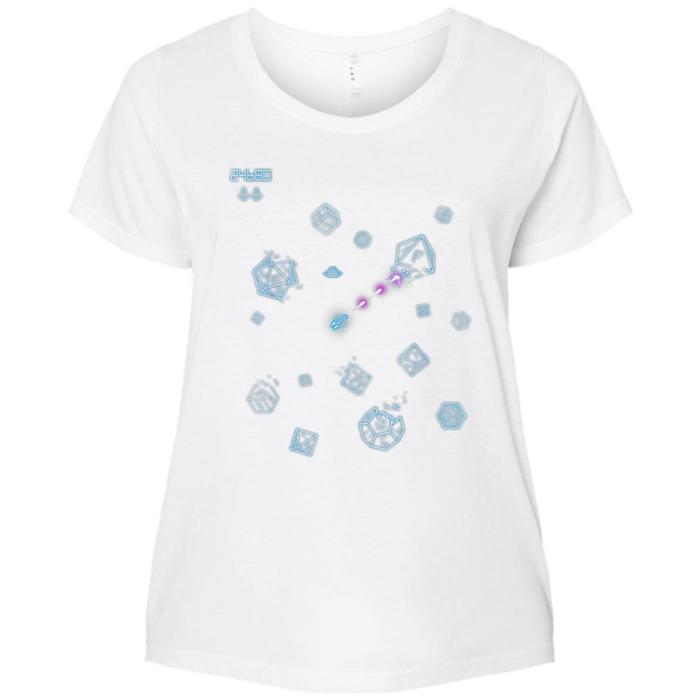 Ladies Curvy Jersey - A3M8J7JT - White - 6